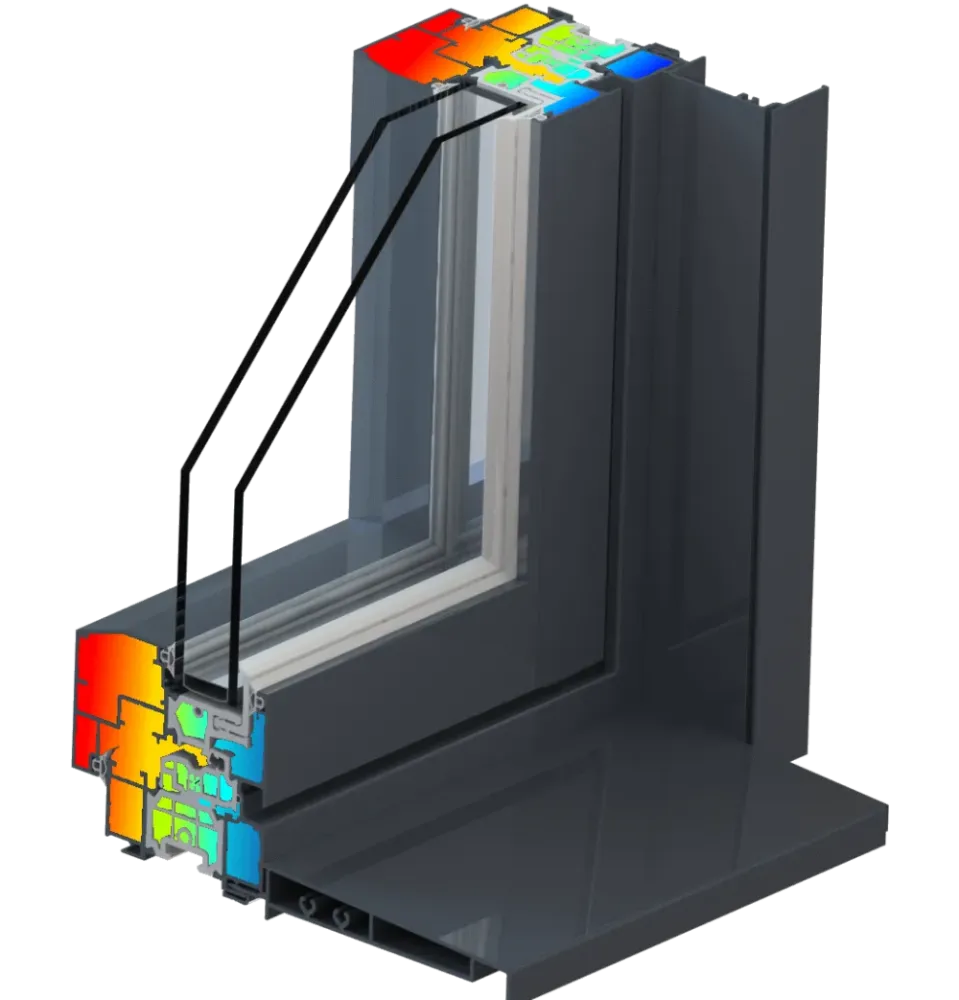 Fenêtre arial alumium