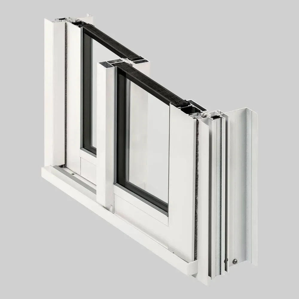 Angle coulissant alu silver