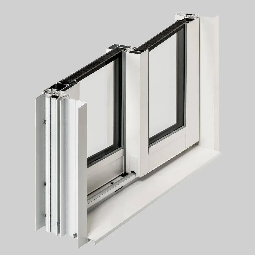 Coupe coulissant alu silver